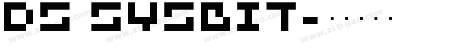 DS SysBit字体转换